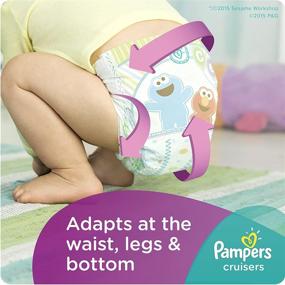 img 1 attached to 👶 Pampers Cruisers Diapers Size 3, 28 Count: Ultimate Comfort and Protection for Active Babies