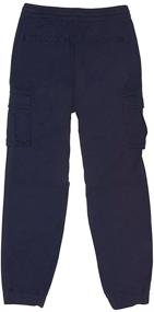 img 1 attached to 👖 Boys' Cargo Jogger Pants - French Toast Little Cargo Jogger Clothing