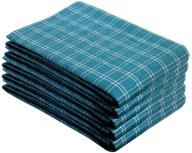 🧵 cotton talks kitchen towels - pack of 5 dish towels cotton - 18 x 28 inches holiday kitchen towels - super absorbent dish towels for kitchen - soft hand towels kitchen - 100% pure cotton fabric teal логотип