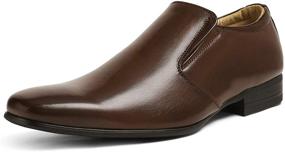 img 4 attached to Bruno Gordon 02 Black Leather Loafers Men's Shoes in Loafers & Slip-Ons