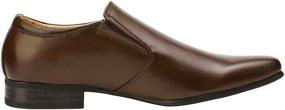 img 1 attached to Bruno Gordon 02 Black Leather Loafers Men's Shoes in Loafers & Slip-Ons