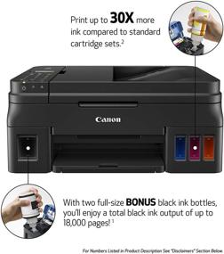 img 1 attached to 🖨️ Enhanced Canon PIXMA G4210 Wireless MegaTank All-in-One Inkjet Printer