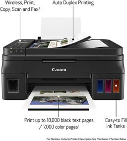 img 3 attached to 🖨️ Enhanced Canon PIXMA G4210 Wireless MegaTank All-in-One Inkjet Printer