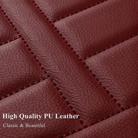 img 2 attached to VAVOLO Leatherette Waterproof Universal Pick Up Interior Accessories