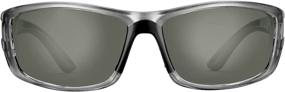 img 1 attached to 🕶️ Flying Fisherman Unisex-Adult Buchanan Sunglasses - Crystal Gunmetal Frames with Smoke Lens (Medium)