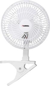 img 1 attached to 💨 Compact and Portable 6-inch Table Fan: Beat the Heat in Style!