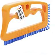 🧽 fuginator scrub brush for tile and grout: stiff nylon bristle brush for effective cleaning - bathtub and shower scrubber for floor joints and tile seams - bathroom and kitchen cleaning brushes and supplies logo