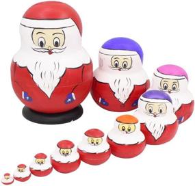 img 4 attached to Creative Colorful Matryoshka Christmas Decoration