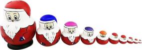 img 2 attached to Creative Colorful Matryoshka Christmas Decoration