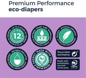 img 1 attached to 👶 Mum &amp; You Nappychat Premium Performance Eco Diapers, Size 3 (42 Diapers) - Smart Tube Technology, Leak Protection, 100% Recyclable, Hypoallergenic, Dermatologically-Tested, No Lotion, Perfume or Dyes.