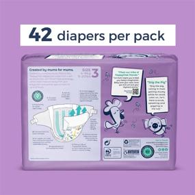 img 3 attached to 👶 Mum &amp; You Nappychat Premium Performance Eco Diapers, Size 3 (42 Diapers) - Smart Tube Technology, Leak Protection, 100% Recyclable, Hypoallergenic, Dermatologically-Tested, No Lotion, Perfume or Dyes.