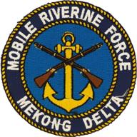 🎖️ authentic united states military mobile riverine force mrf mekong delta vietnam patch with iron-on adhesive logo