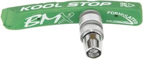 img 1 attached to 🟢 Kool Stop Nutted BMX Brake Shoes, 1 Pair - Vibrant Hot Lime Green