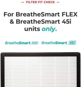 img 3 attached to 🌬️ Запасной фильтр Alen BreatheSmart 45i/Flex - True HEPA Basic фильтр против аллергии, пыльцы, пыли, шерсти и пера