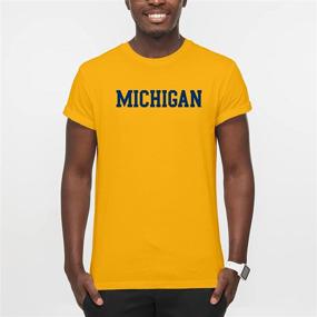 img 2 attached to Футболка Men's Michigan Wolverines Basic Block: одежда и рубашки