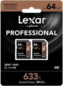 img 2 attached to Пакет из 2 карт памяти Lexar Professional