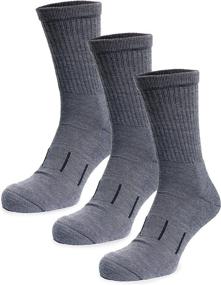 img 4 attached to 🧦 High-Quality Merino Wool Hiking Socks for Women and Men - 85% Merino Wool Crew Style