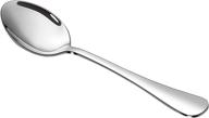 🥄 satisfy your spooning needs with santuo 12 piece stainless spoons (silver inches) logo