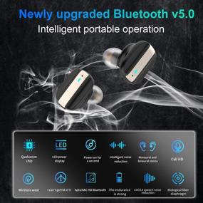 img 2 attached to Наушники Bluetooth Наушники с защитой от пота Отмена