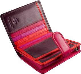 img 1 attached to 👜 Purple Leather Ladies Handbags & Wallets by Visconti: Perfectly Styled Accessories