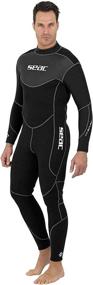 img 1 attached to Stretch Comfortable Neoprene Snorkeling Swimming Sports & Fitness for Water Sports