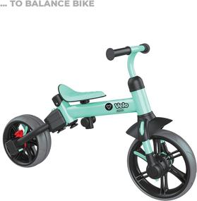 img 1 attached to 🚲 Yvolution Y Velo Flippa 4-in-1 Toddler Trike to Balance Bike: Age-Appropriate Fun for 2-5 Year Olds!