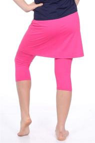 img 1 attached to Kosher Casual Skirted Leggings Exercise Sports & Fitness for Water Sports