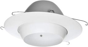 img 3 attached to NICOR Lighting 6 Inch Eyeball 17506WH