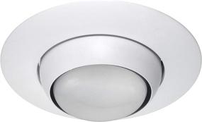 img 4 attached to NICOR Lighting 6 Inch Eyeball 17506WH