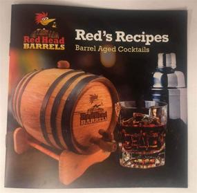 img 1 attached to 📦 1 Liter Premium Charred American Oak Aging Barrel - No Engraving + Barrel Aged Cocktail Recipe Booklet (12 Pages)