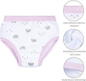 img 1 attached to 🐘 Cute and Comfortable BIG ELEPHANT Kid Cotton Briefs Underwear - 10 Pack for Boys and Girls