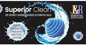 img 2 attached to J&R ESSENTIAL Non-Chemical Laundry Ball: Eco-Friendly Alternative Detergent for 1000 Washes (2-Piece Set)