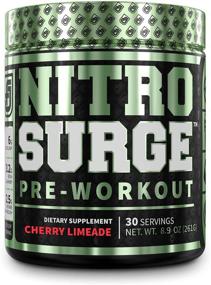 img 4 attached to 💪 Усиленный препарат для предтренировочного приема Nitrosurge Powder - 30 порций, вкус вишня лайм