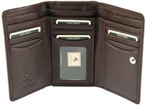 img 1 attached to Visconti Heritage Leather Womens Trifold Women's Handbags & Wallets and Wallets