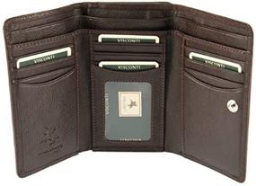 img 3 attached to Visconti Heritage Leather Womens Trifold Women's Handbags & Wallets and Wallets