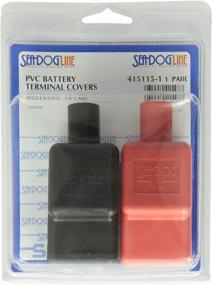 img 1 attached to Чехлы для клемм аккумулятора Sea Dog 415115-1 - 🔋 Красный/Черный, Упаковка: Функциональное решение для клемм аккумулятора 5/8''