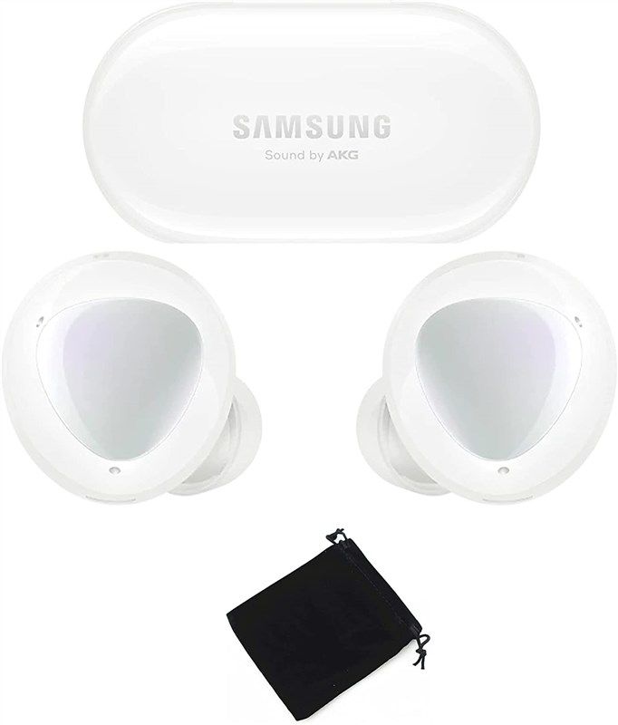 samsung wireless improved charging included headphones and earbud headphones 标志