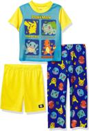 👾 adorable pokemon boys' pajama set: gotta catch some z's! logo