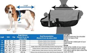 img 1 attached to 🐶 Зимняя собачья плащ 600D Ripstop - водонепроницаемый и средней толщины от Derby Originals - прочный, 150 г.