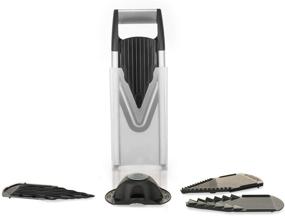 img 4 attached to 🔪 Slice & Dice Effortlessly with Borner V6 Stainless Steel Mandoline V-Slicer