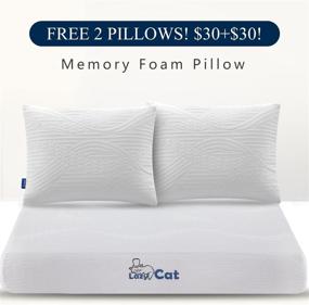 img 3 attached to 😴 LazyCat Queen Mattress with 8 inch Tea-Infused Memory Foam: A Blissful Slumber Guaranteed