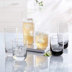 img 1 attached to 🥃 Libbey Polaris Axis 16-Piece Tumbler and Rocks Glass Set