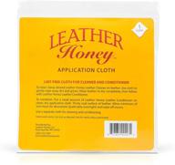 👌 microfiber cloth for leather honey leather conditioner: lint-free application cloth specifically designed for leather honey leather conditioner and leather cleaner, premium leather care products since 1968 logo