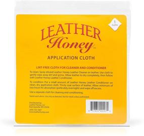 img 4 attached to 👌 Microfiber Cloth for Leather Honey Leather Conditioner: Lint-Free Application Cloth specifically designed for Leather Honey Leather Conditioner and Leather Cleaner, premium Leather Care Products since 1968