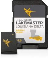 🗺️ lakemaster louisiana delta aerial view v1 digital gps maps micro card by humminbird logo