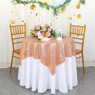 🌹 shidianyi sparkling 50x50 rose sequin tablecloth логотип