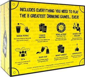 img 3 attached to Ultimate Drunken Party Kit - Top 8 Drinking Games (Beer Pong, Ring of Fire, Never Have I Ever and More)