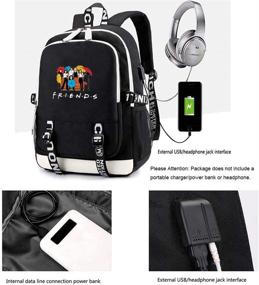 img 1 attached to 🔋 Revolutionary Charging Shoulders Backpacks: The Ultimate Backpack Merchandise!