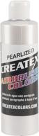 🎨 8 oz createx colors airbrush paint in pearl white logo