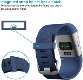 img 3 attached to 💪 Enhance Your Fitbit Surge with CreateGreat Compatible Bands – Perfect Replacement Straps for Fitness Tracker Original Wristband, Available in Small & Large Sizes!